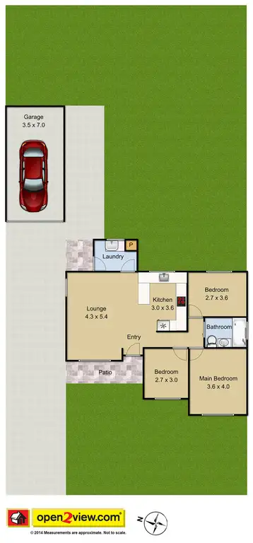 Floorplan of Homely house listing, 2a Lincoln Drive, Cambridge Park NSW 2747