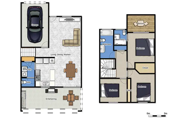 Floorplan of Homely townhouse listing, 59/32 Blyth Road, Murrumba Downs QLD 4503