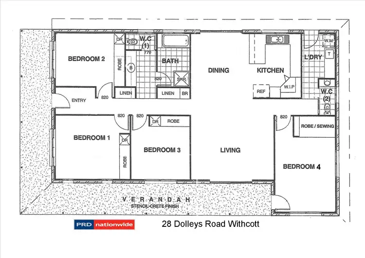 Floorplan of Homely house listing, 28 Dolleys Road, Withcott QLD 4352