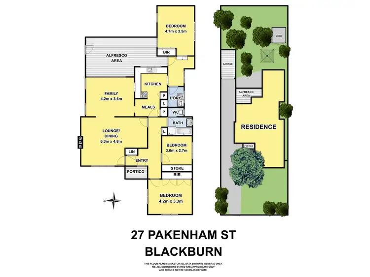 Floorplan of Homely house listing, 27 Pakenham Street, Blackburn VIC 3130