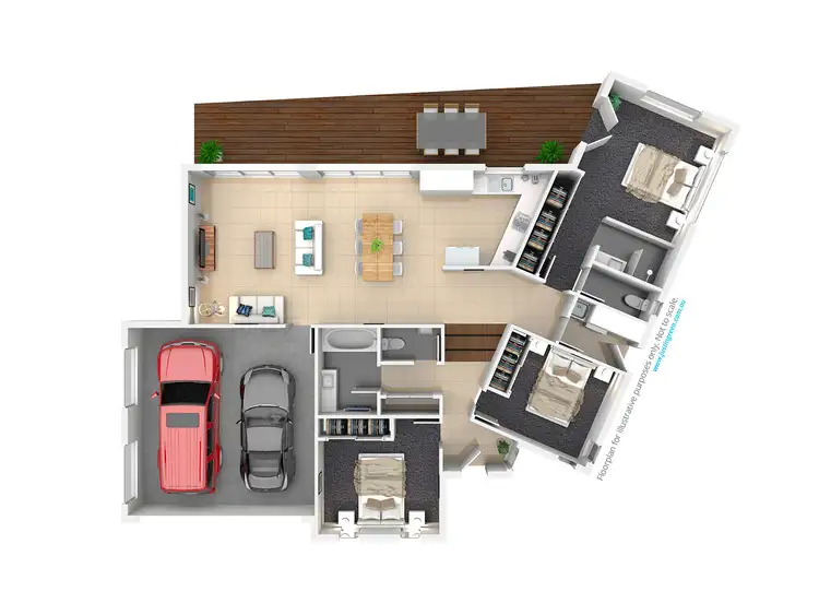 Floorplan of Homely house listing, 4 Park Place, Lloyd NSW 2650