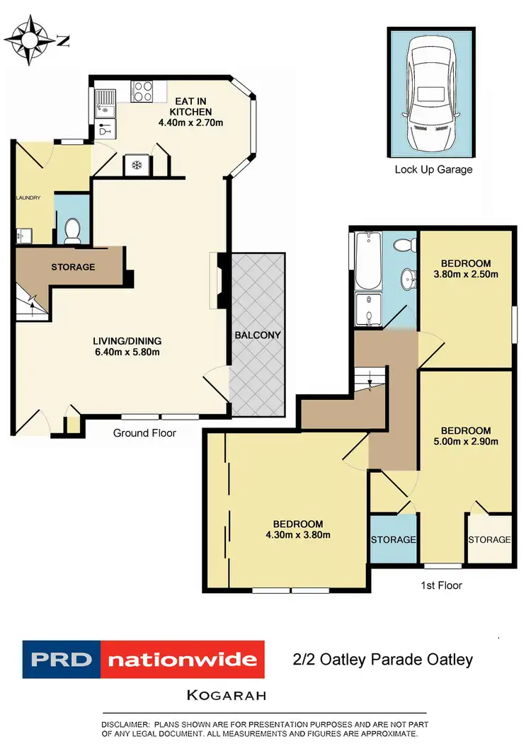 Floorplan of Homely townhouse listing, 2/2 Oatley Parade, Oatley NSW 2223
