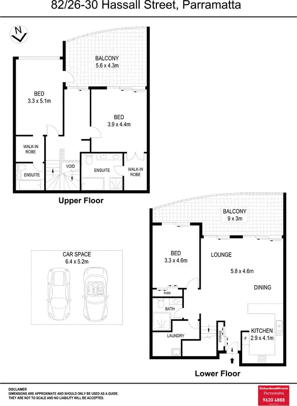 Floorplan of Homely unit listing, 82/26-30 Hassall Street, Parramatta NSW 2150
