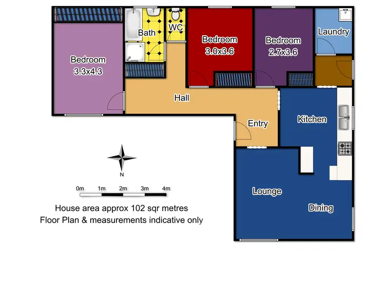 Floorplan of Homely house listing, 8 Yulanta Place, Orange NSW 2800