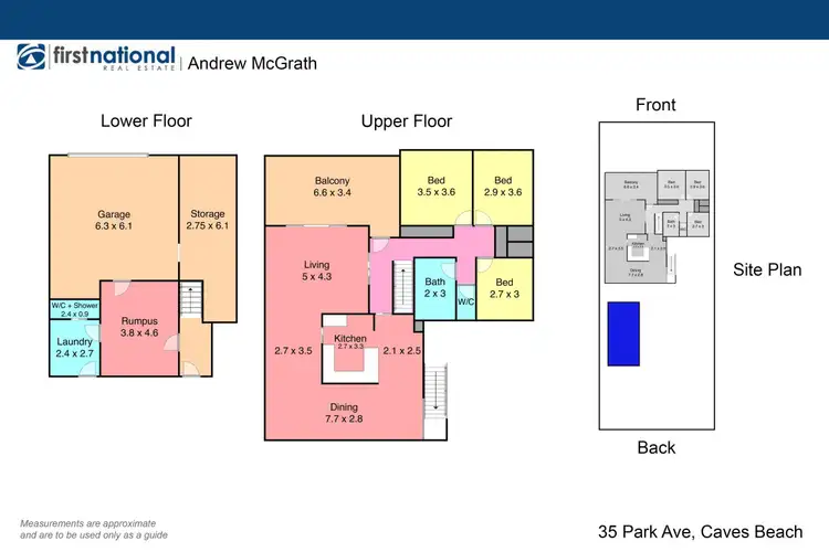 Floorplan of Homely house listing, 35 Park Avenue, Caves Beach NSW 2281