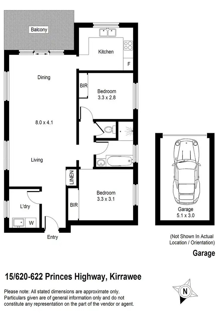 Floorplan of Homely apartment listing, 15/620-622 Princes Highway, Kirrawee NSW 2232