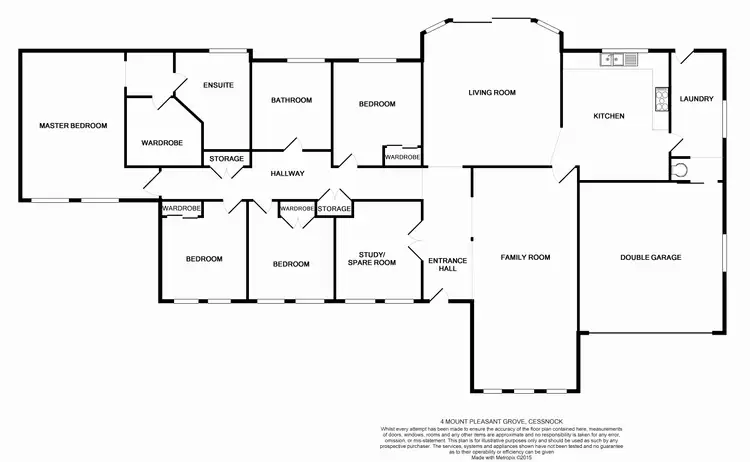Floorplan of Homely house listing, 4 Mt Pleasant Grove, Cessnock NSW 2325
