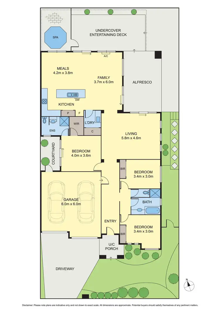 Floorplan of Homely house listing, 6 Gammage Blvd, Epping VIC 3076