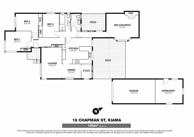 Floorplan of Homely house listing, 16 Chapman Street, Kiama NSW 2533