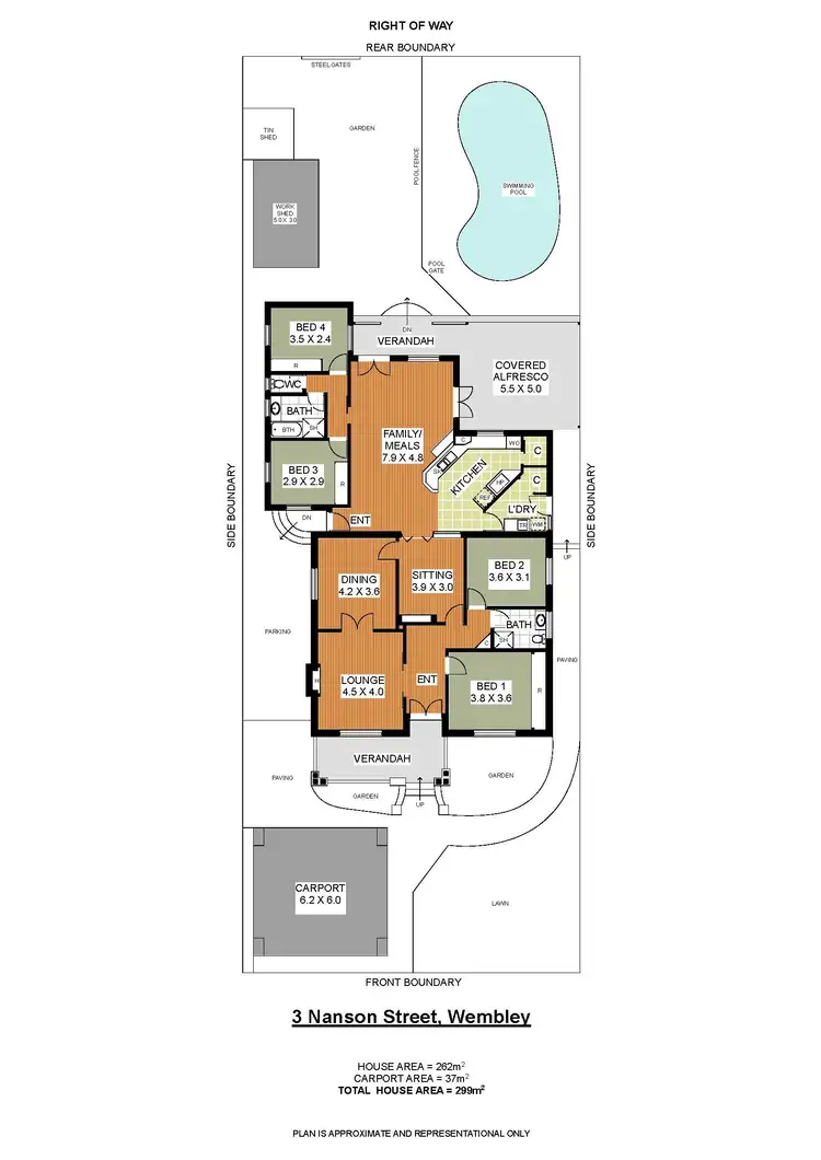 Floorplan of Homely house listing, 3 Nanson Street, Wembley WA 6014