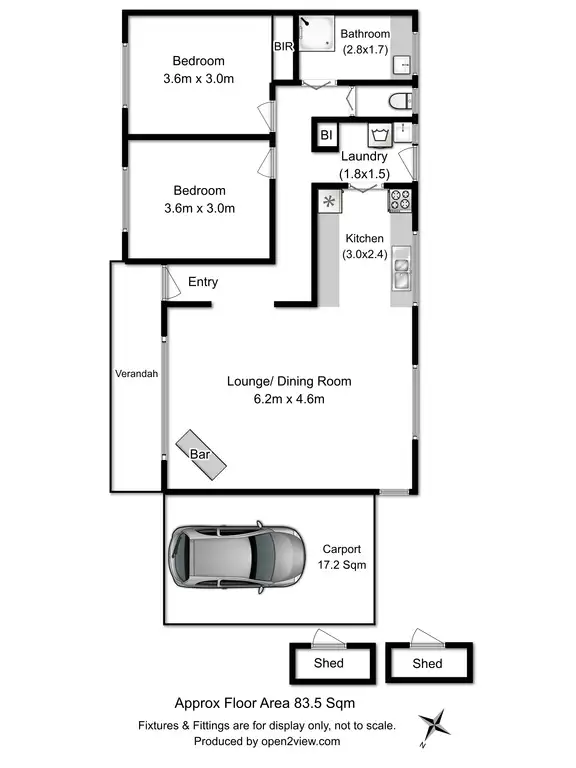 Floorplan of Homely house listing, 2 Rodman Court, Glenorchy TAS 7010