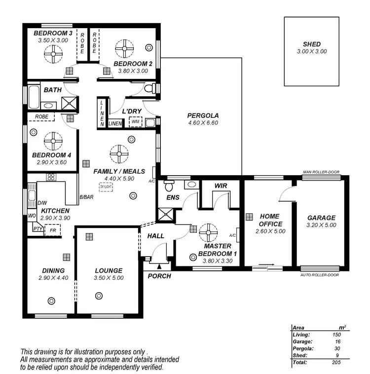 Floorplan of Homely house listing, 43 Tea Tree Drive, Craigmore SA 5114