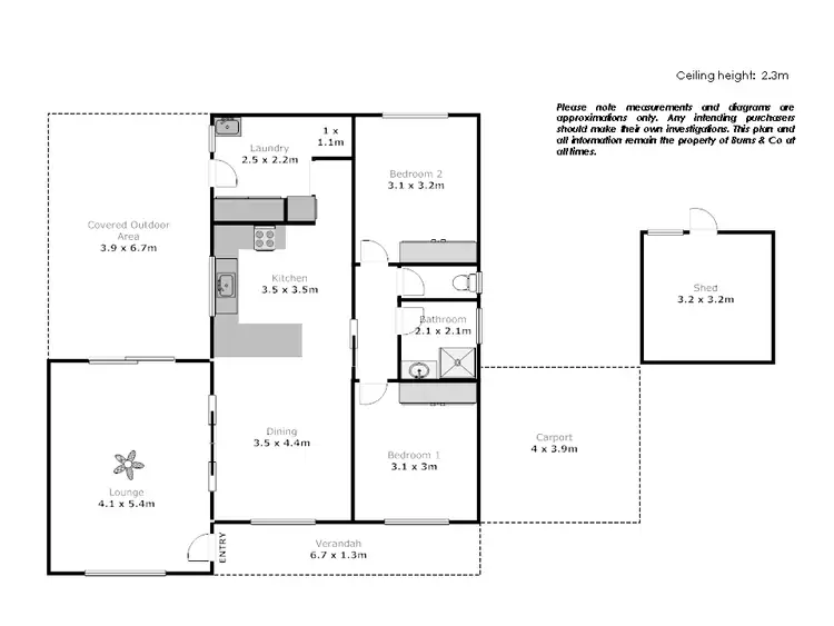Floorplan of Homely house listing, 2A Johnson Drive, Irymple VIC 3498