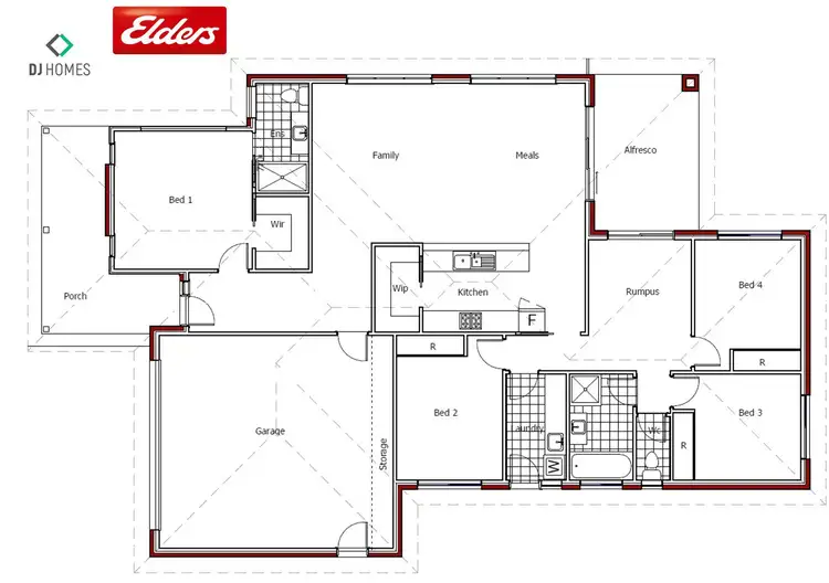 Floorplan of Homely house listing, 24 Keyte Street, Googong NSW 2620