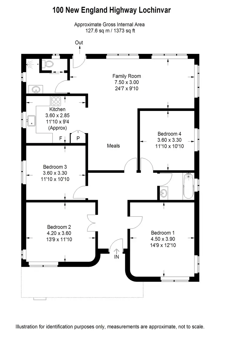 Floorplan of Homely house listing, 100 New England Hwy, Lochinvar NSW 2321