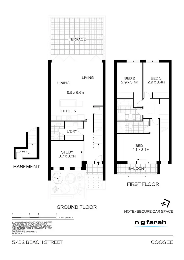 Floorplan of Homely apartment listing, 5/32 Beach Street, Coogee NSW 2034