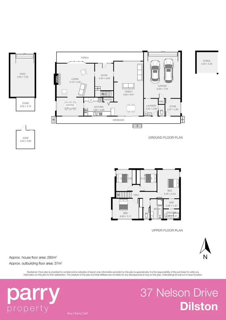 Floorplan of Homely house listing, 37 Nelson Drive, Dilston TAS 7252