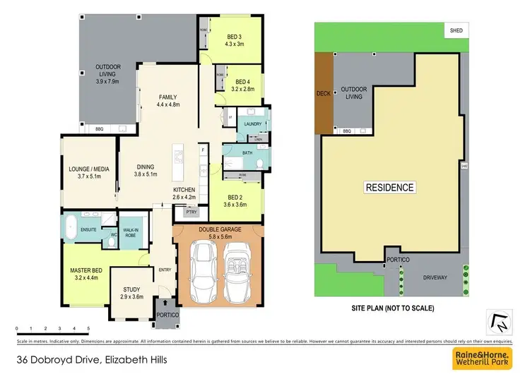 Floorplan of Homely house listing, 36 Dobroyd Drive, Elizabeth Hills NSW 2171