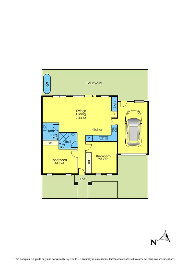 Floorplan of Homely unit listing, 7 Wasley Street, Albion VIC 3020