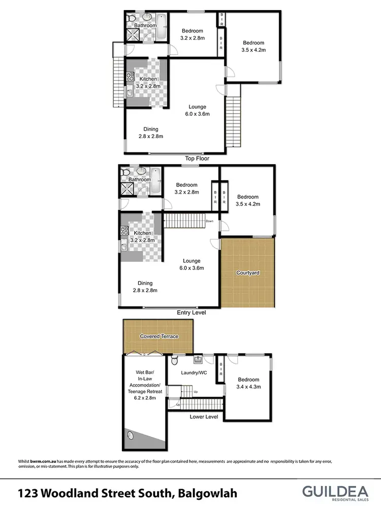 Floorplan of Homely house listing, 123 Woodland St, Balgowlah NSW 2093