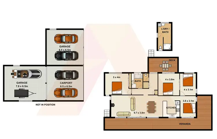 Floorplan of Homely house listing, 12-20 Hinchcliffe Road, Logan Village QLD 4207