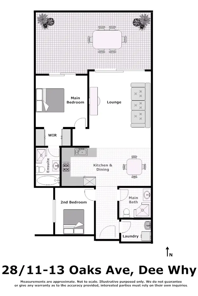 Floorplan of Homely apartment listing, 28/11-13 Oaks Ave, Dee Why NSW 2099