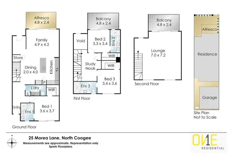 Floorplan of Homely house listing, 25 Morea Lane, North Coogee WA 6163