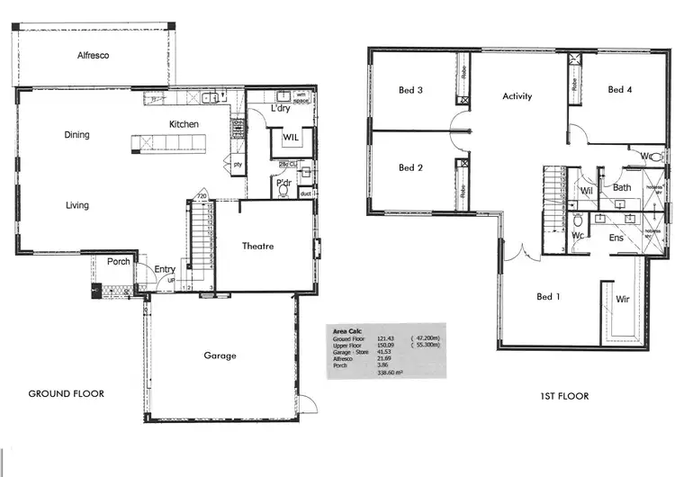 Floorplan of Homely house listing, 22B Searle Rd, Ardross WA 6153