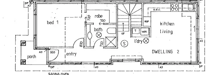 Floorplan of Homely townhouse listing, 2/62 Marshall Avenue, Clayton VIC 3168