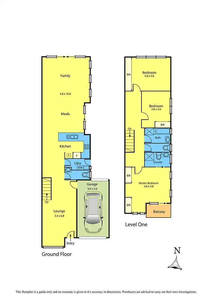 Floorplan of Homely townhouse listing, 13a Libby Lane, Sunshine West VIC 3020