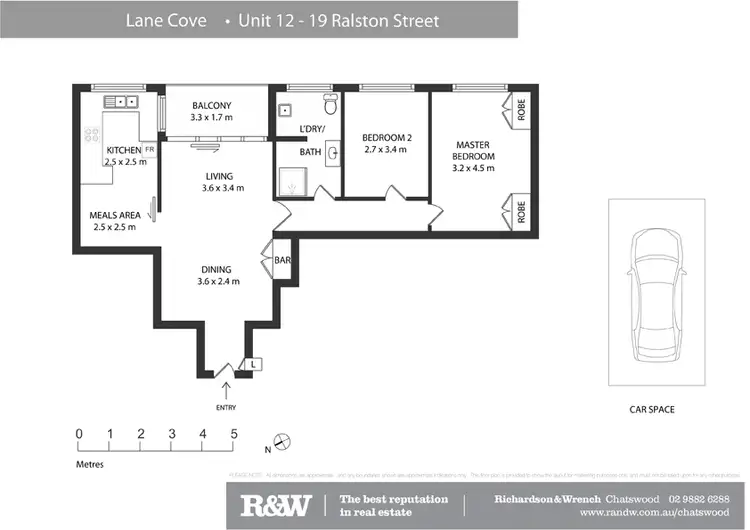 Floorplan of Homely apartment listing, 12/19 Ralston Street, Lane Cove NSW 2066