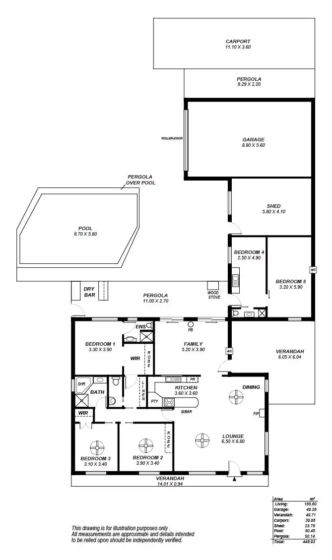 Floorplan of Homely house listing, 6 Luck Street, Macclesfield SA 5153