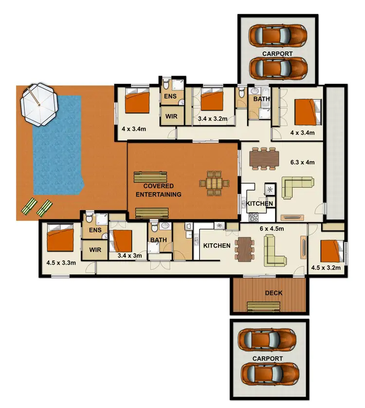 Floorplan of Homely house listing, 9 Spruce Street, Loganlea QLD 4131