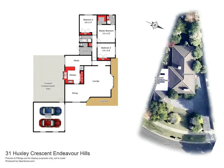 Floorplan of Homely house listing, 31 Huxley Crescent, Endeavour Hills VIC 3802