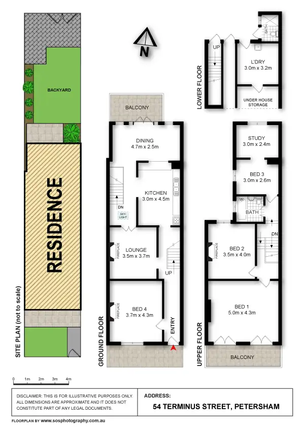 Floorplan of Homely house listing, 54 Terminus Street, Petersham NSW 2049