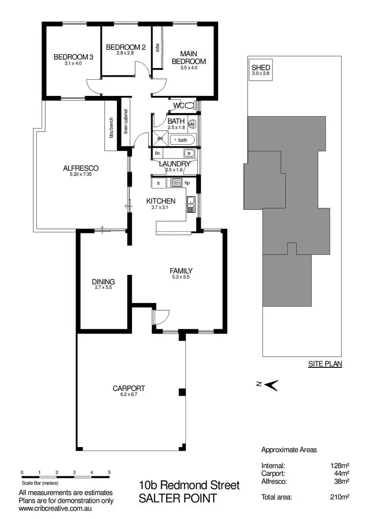 Floorplan of Homely house listing, 10B Redmond Street, Salter Point WA 6152