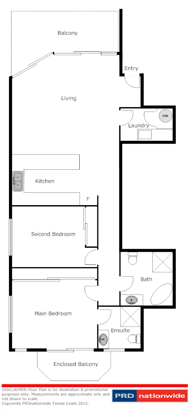 Floorplan of Homely unit listing, 3/6 Kingscliff Street, Kingscliff NSW 2487