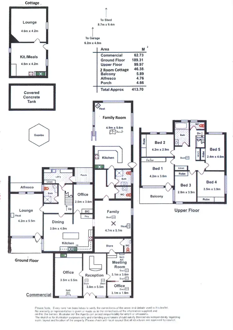 Floorplan of Homely house listing, 38 & 38a Main St, Lobethal SA 5241