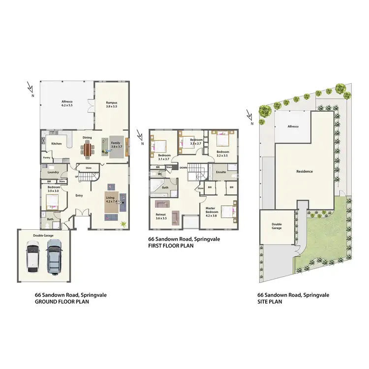 Floorplan of Homely house listing, 66 Sandown Road, Springvale VIC 3171