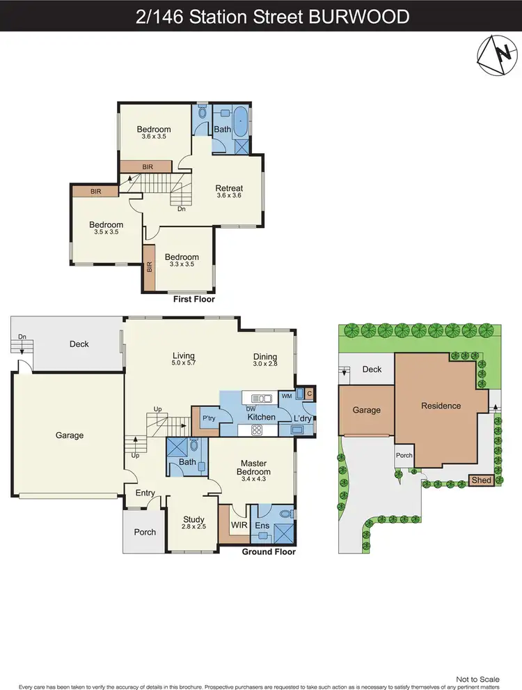 Floorplan of Homely townhouse listing, 2/146 Station Street, Burwood VIC 3125