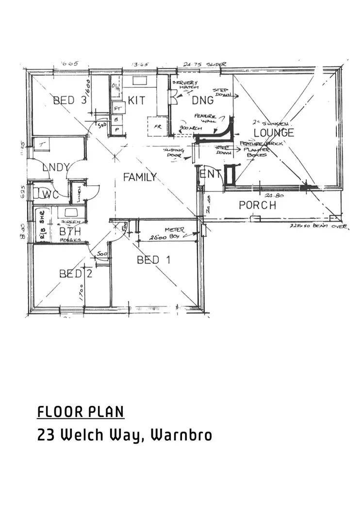 Floorplan of Homely house listing, 23 Welch Way, Warnbro WA 6169