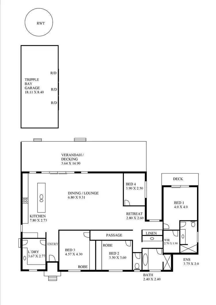 Floorplan of Homely house listing, 43 - 49 Sea eagle Court, Boston SA 5607