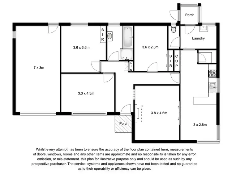 Floorplan of Homely house listing, 2 Kalimna Crescent, Mount Gambier SA 5290