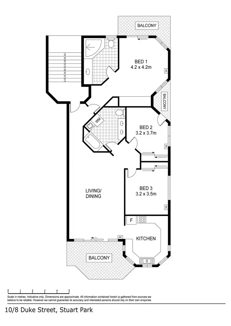 Floorplan of Homely unit listing, 10/8 Duke Street, Stuart Park NT 820