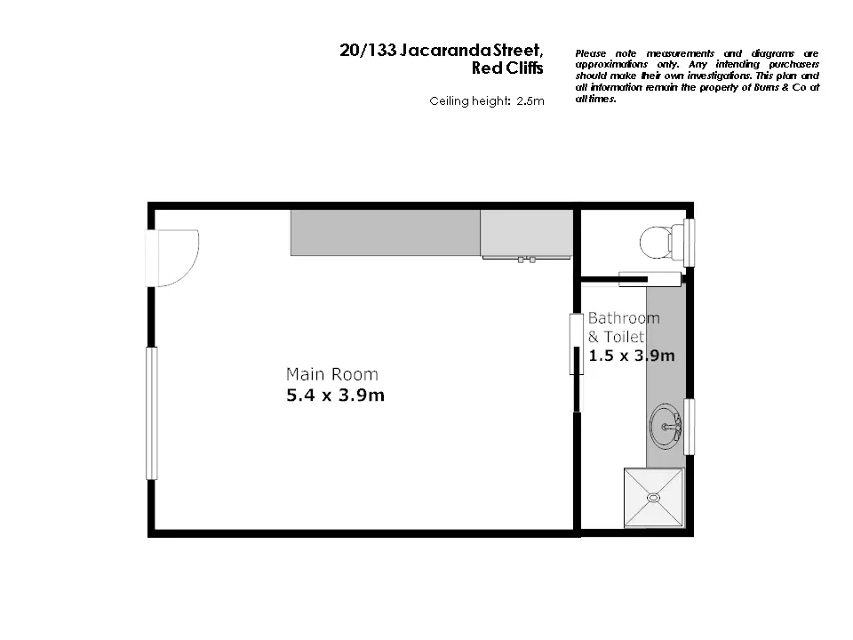 Floorplan of Homely house listing, 20/133-139 Jacaranda Street, Red Cliffs VIC 3496