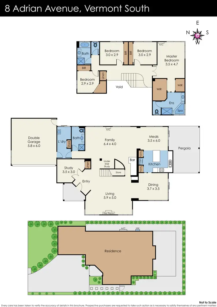 Floorplan of Homely house listing, 8 Adrian Avenue, Vermont South VIC 3133