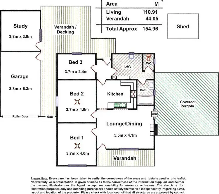 Floorplan of Homely house listing, 10 WATTLE STREET, Lobethal SA 5241