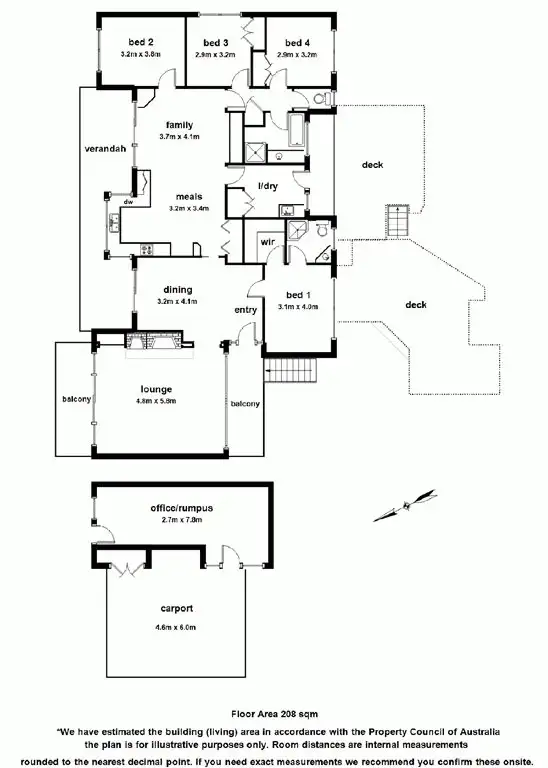 Floorplan of Homely house listing, 18 Grantulla Road, Kallista VIC 3791