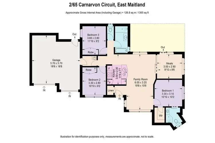 Floorplan of Homely house listing, 2/65 Carnarvon Circuit, East Maitland NSW 2323