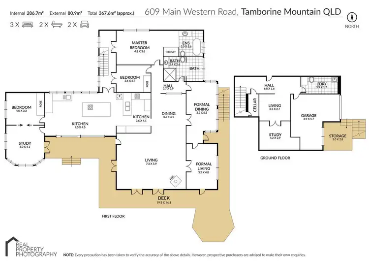 Floorplan of Homely house listing, 607-609 Main Western Road, Tamborine Mountain QLD 4272